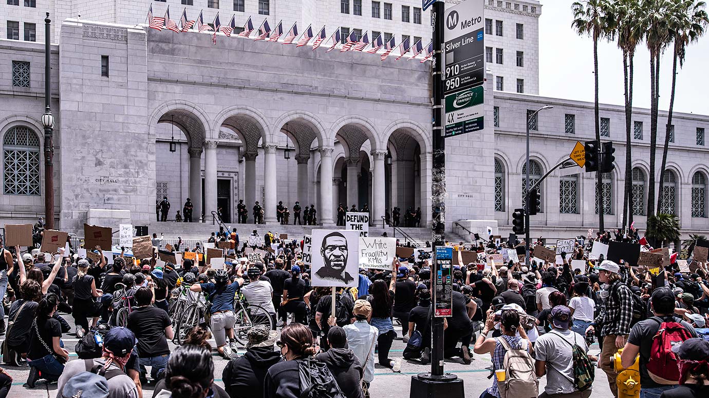 Black Lives Matter protest at City Hall.