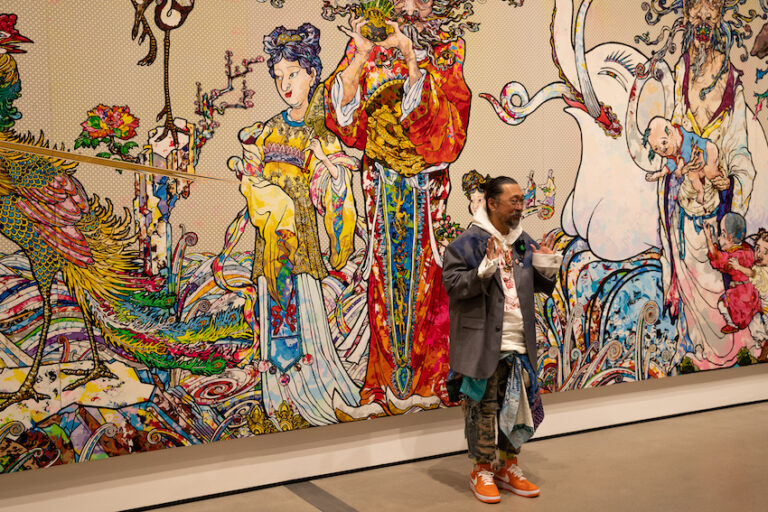 Takashi-murakami-exhibition-opening-the-broad